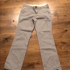 Old Navy Grey Khakis Boot Cut